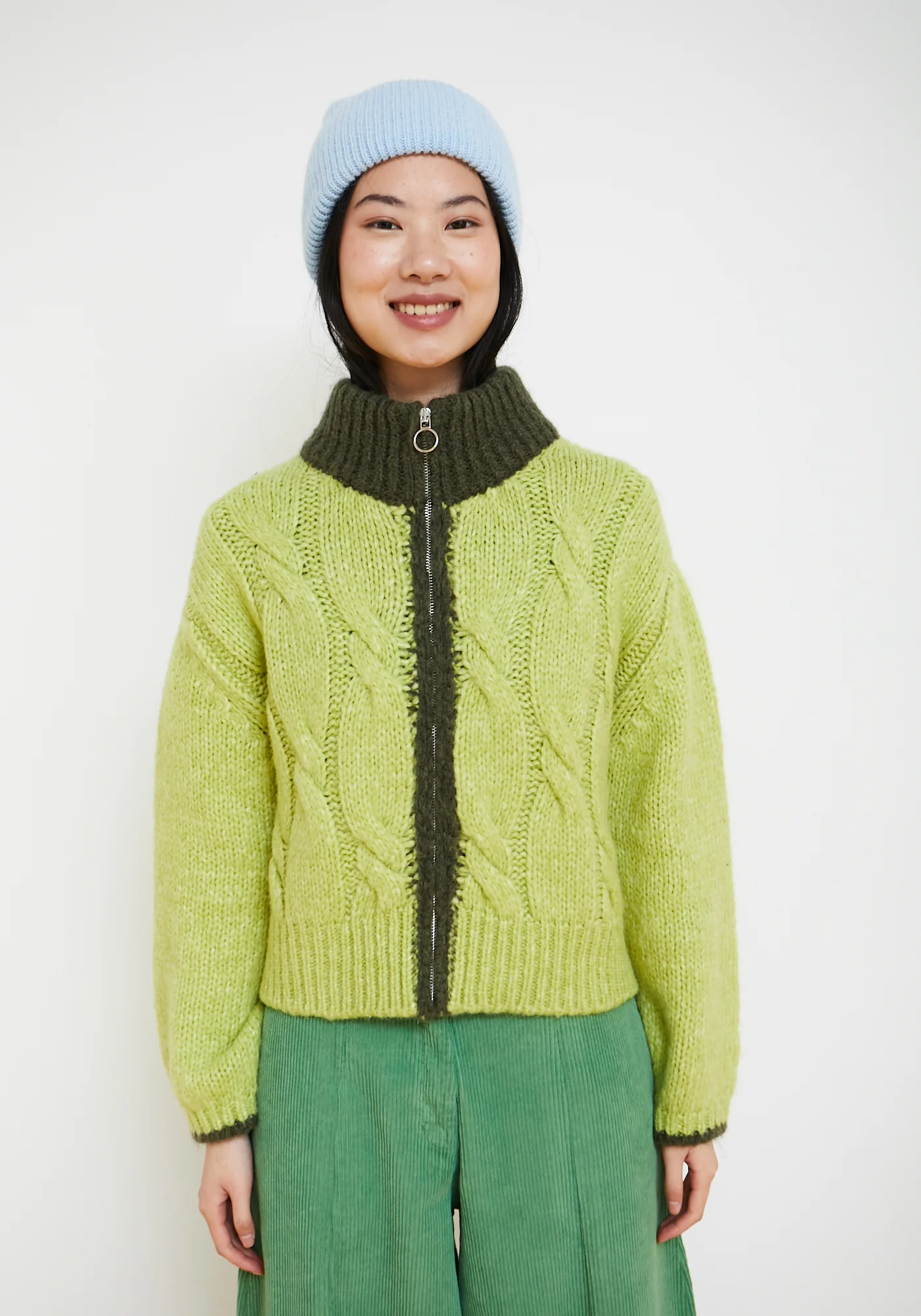 Jammy Cardigan Green - Image 2