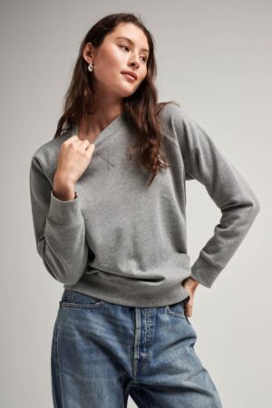 THE RECYCLED FLEECE CLASSIC SWEATSHIRT HEATHER GREY