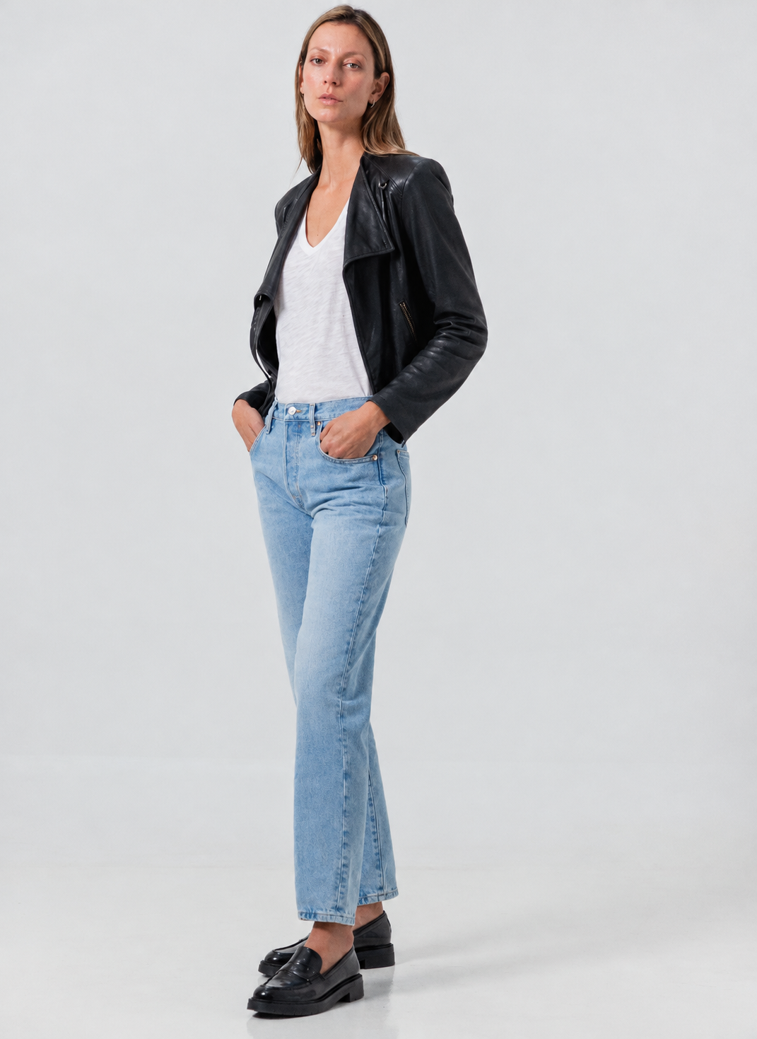 Camille N°120 Jeans Aqua Blue Vintage - Image 2