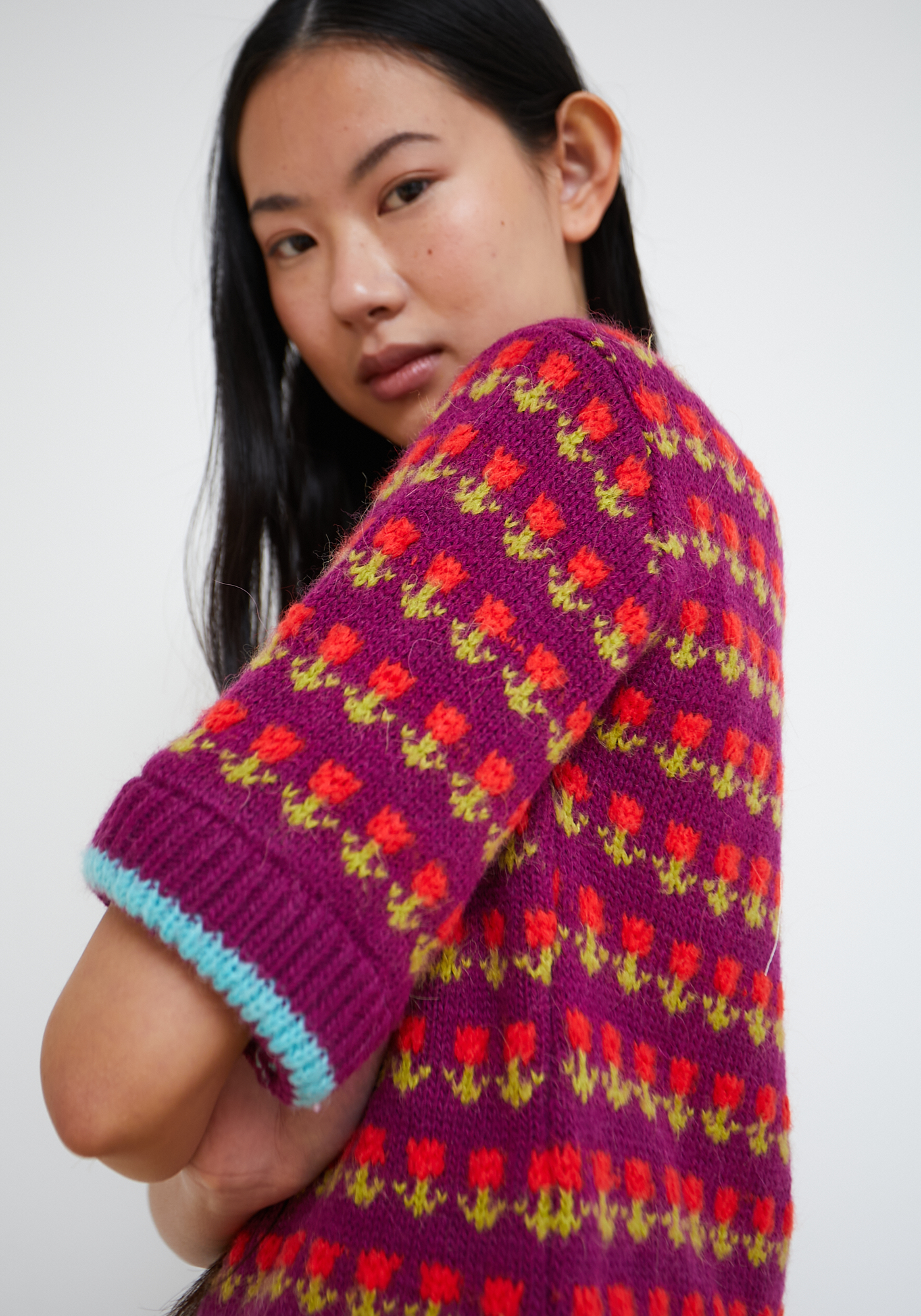Mignon Sweater Aubergine - Image 4